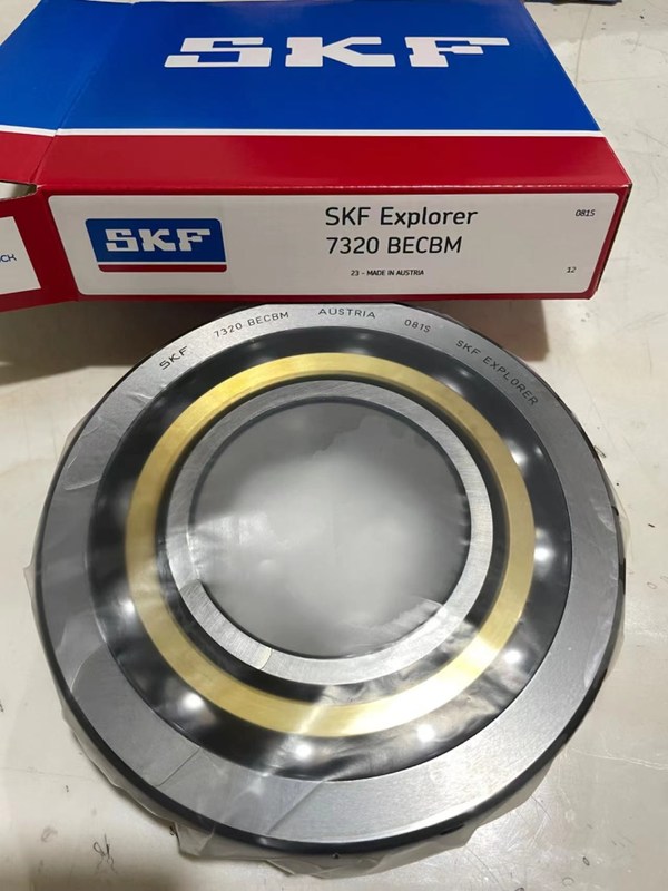 China factory Best quality SKF Angular Contact Ball Bearing 7320BECBM size 100*215*47mm With Machined ball bearing steel